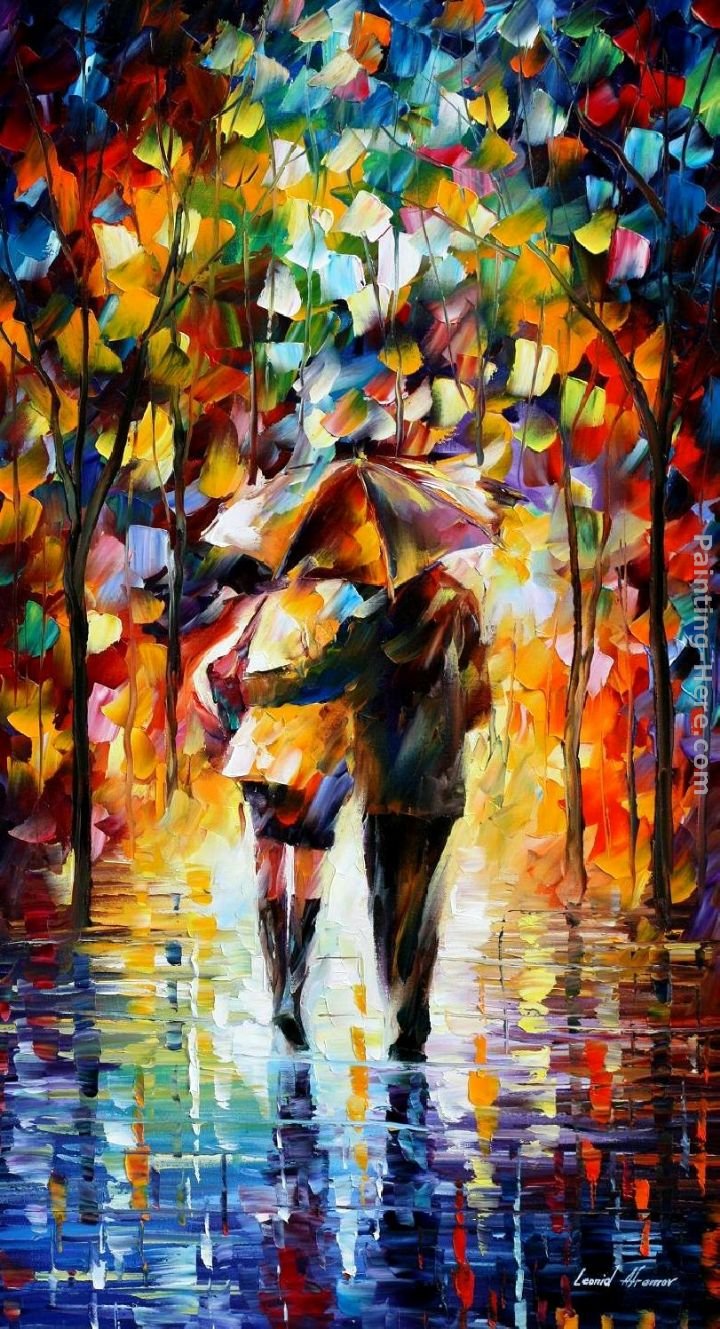 Leonid Afremov BONDED BY THE RAIN I